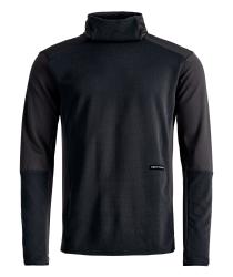 Mikina ORTOVOX Fleece Cord Hoodie Men's Black Raven