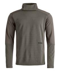 Mikina ORTOVOX Fleece Cord Hoodie Men's Dark Grey Brown