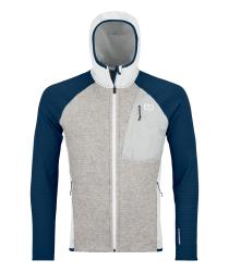 Mikina ORTOVOX Fleece Gp Classic Knit Hoody Men's Grey Ice