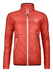 Zateplen bunda Ortovox Swisswool Piz Vial Jacket Women's Coral