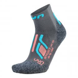 ponoky UYN TREKKING APPROACH LOW CUT SOCKS LADY G357 GREY/TURQUOISE