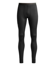 Termoprdlo ORTOVOX 185 Rock'N'Wool Long Pants Men's Black Raven