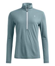 Termoprdlo ORTOVOX 185 Rock'N'Wool Zip Neck Women's Icy Shore