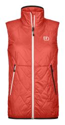 Vesta Ortovox Swisswool Piz Vial Vest Women's Coral
