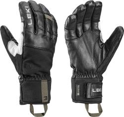 Rukavice LEKI Montera Pro GTX, black-white-burnt olive